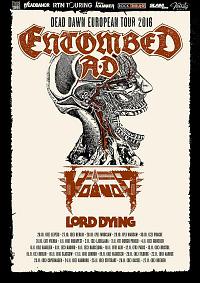 Plakat - Entombed A.D., Voivod, Lord Dying