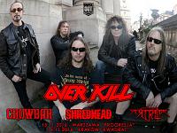 Plakat - Overkill, Crowbar, Shredhead, Desecrator