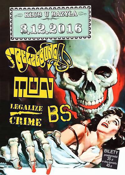 Plakat - Belzebong, Legalize Crime, Black Smoke