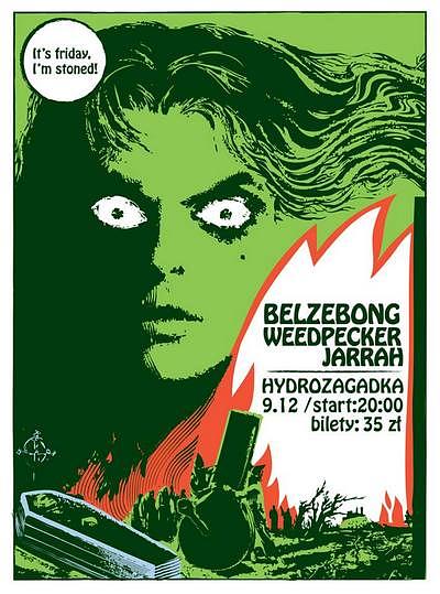 Plakat - Belzebong, Weedpecker, Jarrah