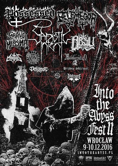 Plakat - Possessed, Belphegor, Absu, From Hell