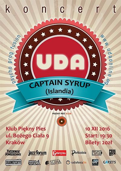 Plakat - Uda, Captain Syrup