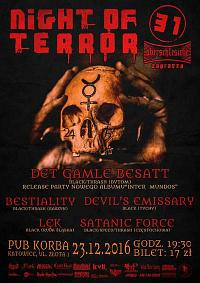 Plakat - Det Gamle Besatt, Bestiality, Devil's Emissary