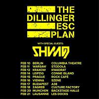 Plakat - The Dillinger Escape Plan, Shining (Norwegia)