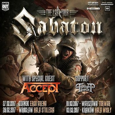 Plakat - Sabaton, Accept, Twilight Force