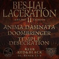 Plakat - Anima Damnata, Doombringer, Temple Desecration