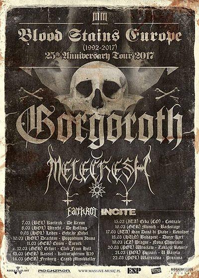 Plakat - Gorgoroth, Melechesh, Incite, Earth Rot