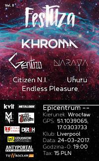 Plakat - Khroma, Gentuza, Naraya, Citizen N.I.