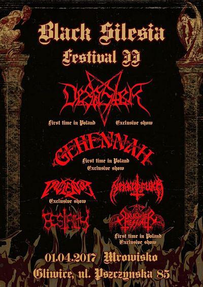 Plakat - Desaster, Gehennah, Violentor, Nekkrofukk