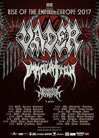 Plakat - Vader, Immolation, Monument of Misanthropy