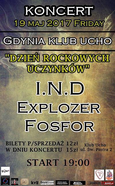 Plakat - I.N.D., Explozer, Fosfor