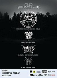 Plakat - Anima Damnata, Mordhell, Moloch Letalis