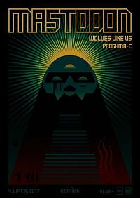 Plakat - Mastodon, Wolves Like Us, Proghma C