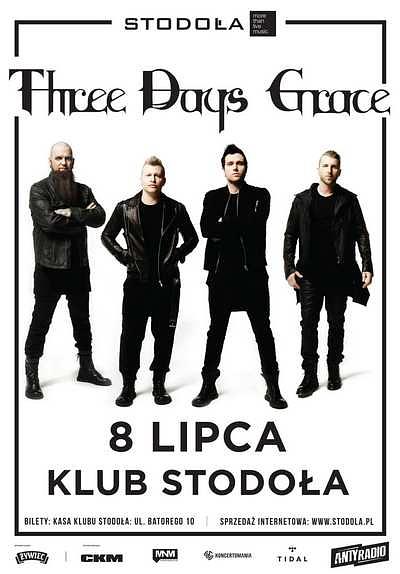 Plakat - Three Days Grace