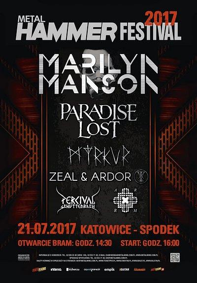 Plakat - Marilyn Manson, Paradise Lost, Zeal & Ardor