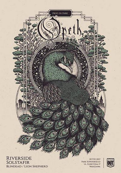 Plakat - Opeth, Sólstafir, Riverside, Blindead