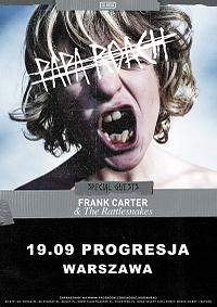 Plakat - Papa Roach, Frank Carter & The Rattlesnakes