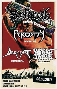 Plakat - Fanthrash, Darkpast, Vipers Tribe