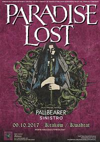 Plakat - Paradise Lost, Pallbearer, Sinistro