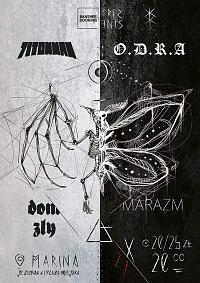 Plakat - o.d.r.a., 71TonMan, Dom Zły, Marazm