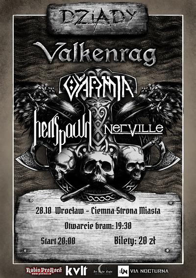 Plakat - Valkenrag, Varmia, Hellspawn, Nerville