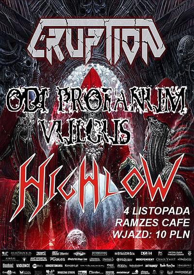 Plakat - Eruption, Odi Profanum Vulgus, Highlow