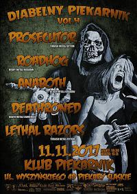 Plakat - Prosecutor, Roadhog, Anaboth, Deathroned