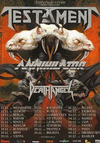 Plakat - Testament, Annihilator, Death Angel