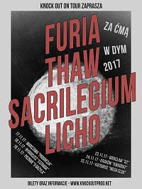 Plakat - Furia, Thaw, Sacrilegium, Licho