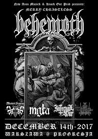 Plakat - Behemoth, Mgła, Master's Hammer