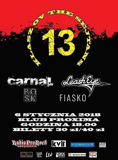 Plakat - Leash Eye, Carnal, Rosk, Fiasko