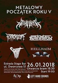 Plakat - Azarath, Horrorscope, Deathinition