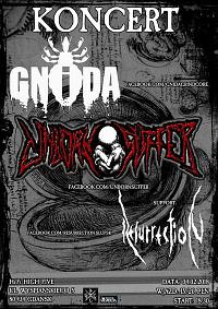 Plakat - Gnida, Unborn Suffer, Resurrection