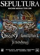 Koncert Sepultura, Obscura, Goatwhore, Fit For An Autopsy
