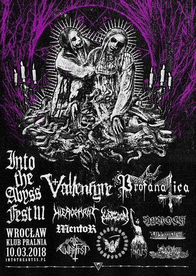 Plakat - Vallenfyre, Profanatica, Hierophant