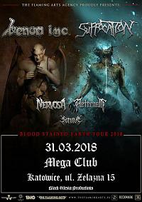 Plakat - Venom Inc., Suffocation, Nervosa