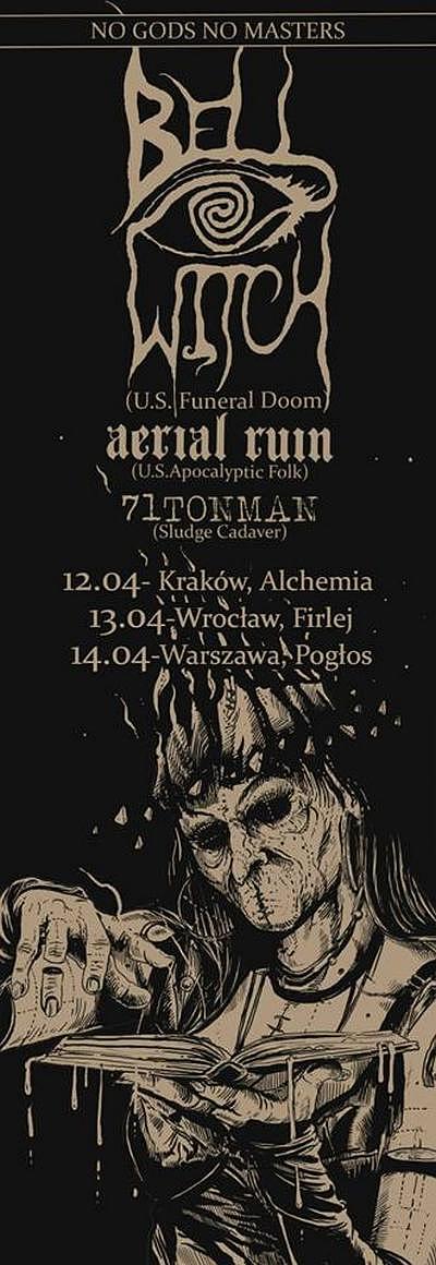 Plakat - Bell Witch, Aerial Ruin, 71TonMan