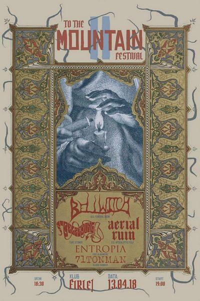 Plakat - Bell Witch, Aerial Ruin, 71TonMan