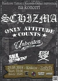 Plakat - Schizma, Only Attitude Counts, Unbeaten