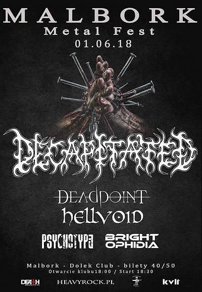 Plakat - Decapitated, Deadpoint, Hellvoid