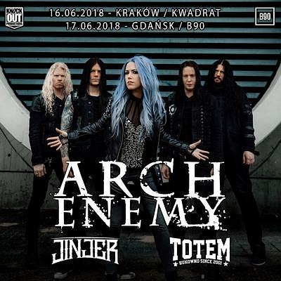 Plakat - Arch Enemy, Jinjer, Totem