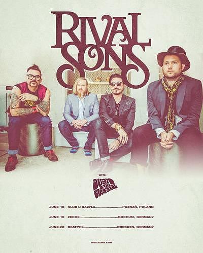 Plakat - Black Stone Cherry, Rival Sons