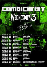 Plakat - Combichrist, Wednesday 13, Night Club