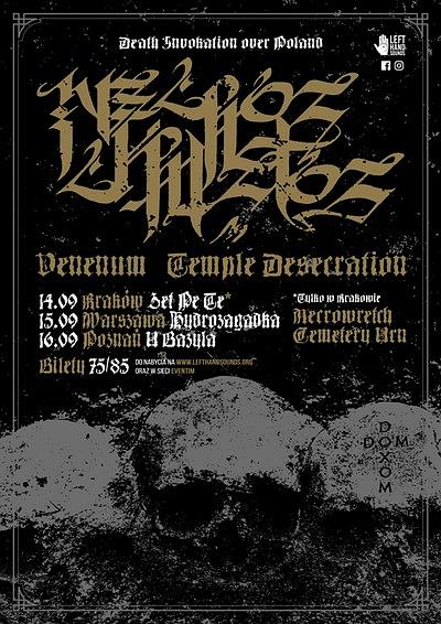 Plakat - Necros Christos, Venenum, Temple Desecration