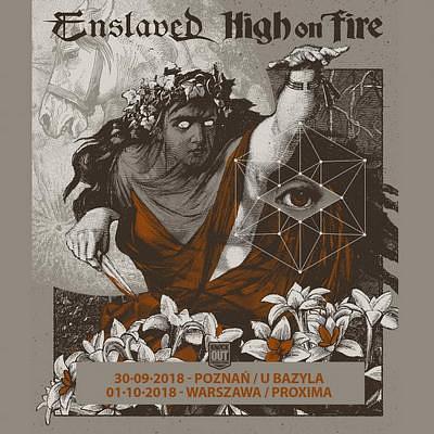 Plakat - Enslaved, High On Fire, Krakow