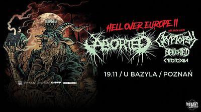 Plakat - Aborted, Cryptopsy, Benighted, Cytotoxin