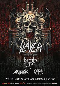 Plakat - Slayer, Lamb Of God, Anthrax, Obituary