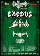 Koncert Exodus, Sodom, Death Angel, Suicidal Angels