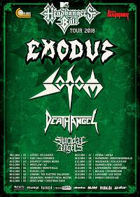 Plakat - Exodus, Sodom, Death Angel, Suicidal Angels