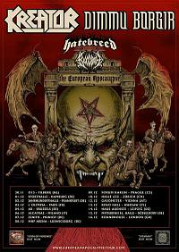 Plakat - Kreator, Dimmu Borgir, Hatebreed